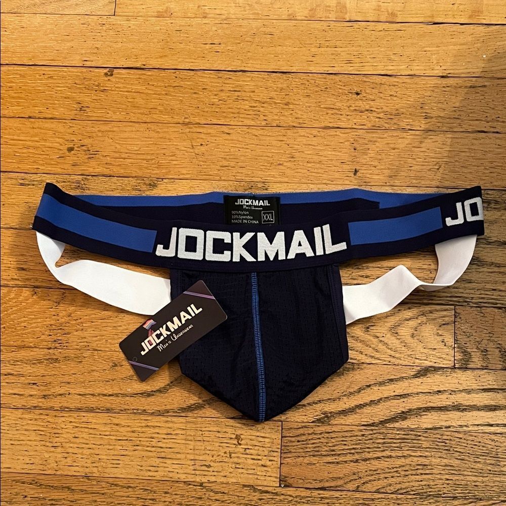 JOCKMAIL Men's Navy Jockstrap Underwear